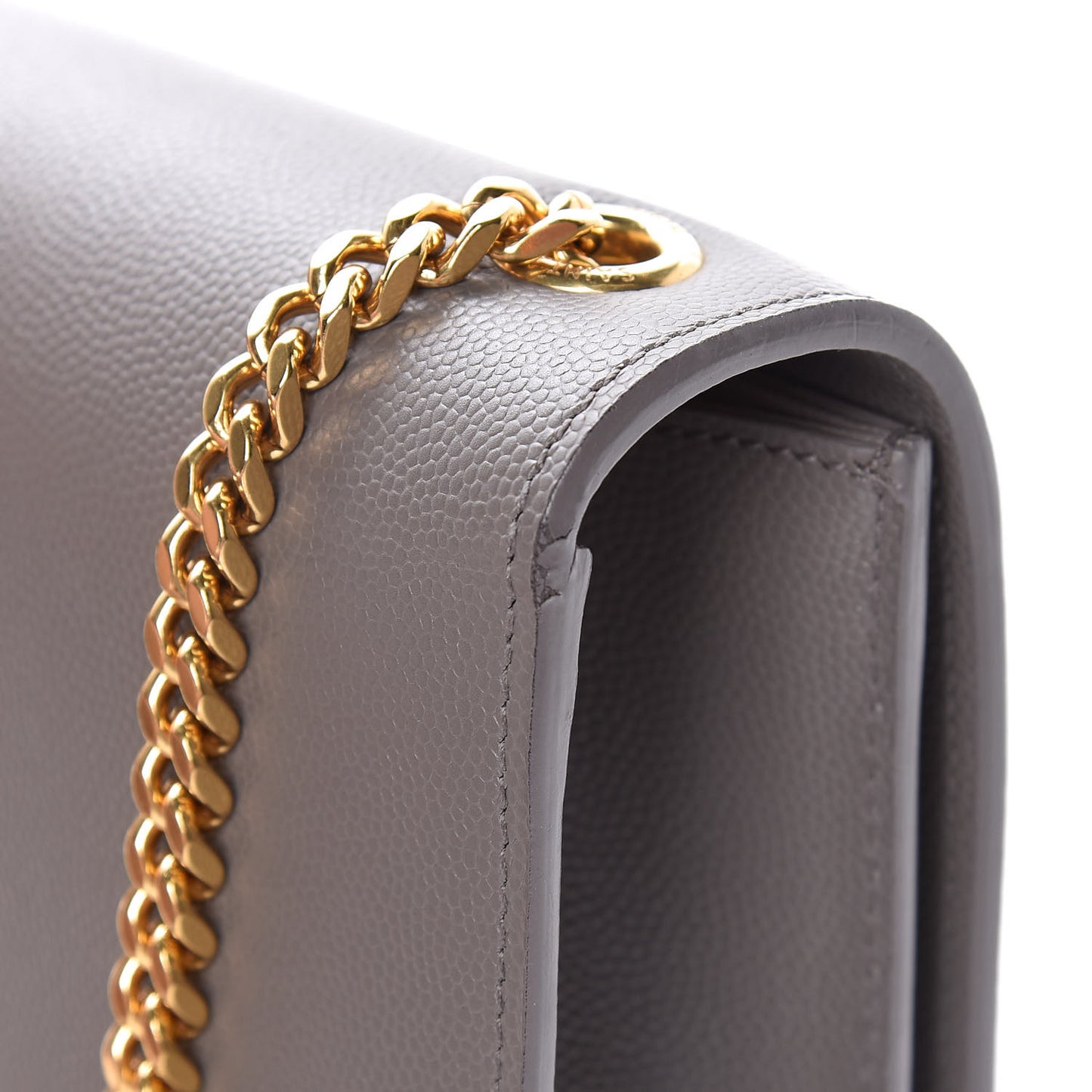 Grain De Poudre Small Monogram Kate Satchel Fog