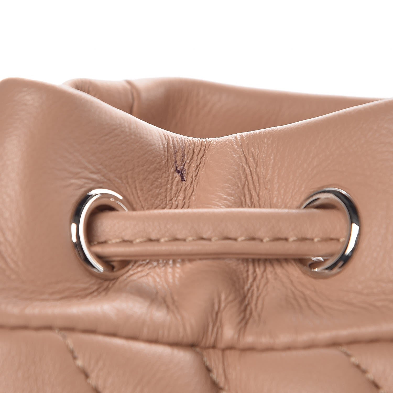 Chanel Calfskin Chevron Quilted Small Urban Spirit Backpack Beige 10 of 11