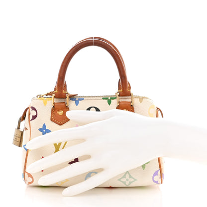 Louis Vuitton Monogram Multicolor Mini Sac HL Speedy White 2 of 12