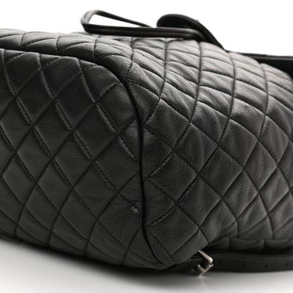 Chanel Lambskin Quilted Large Urban Spirit Backpack Black 10 of 14