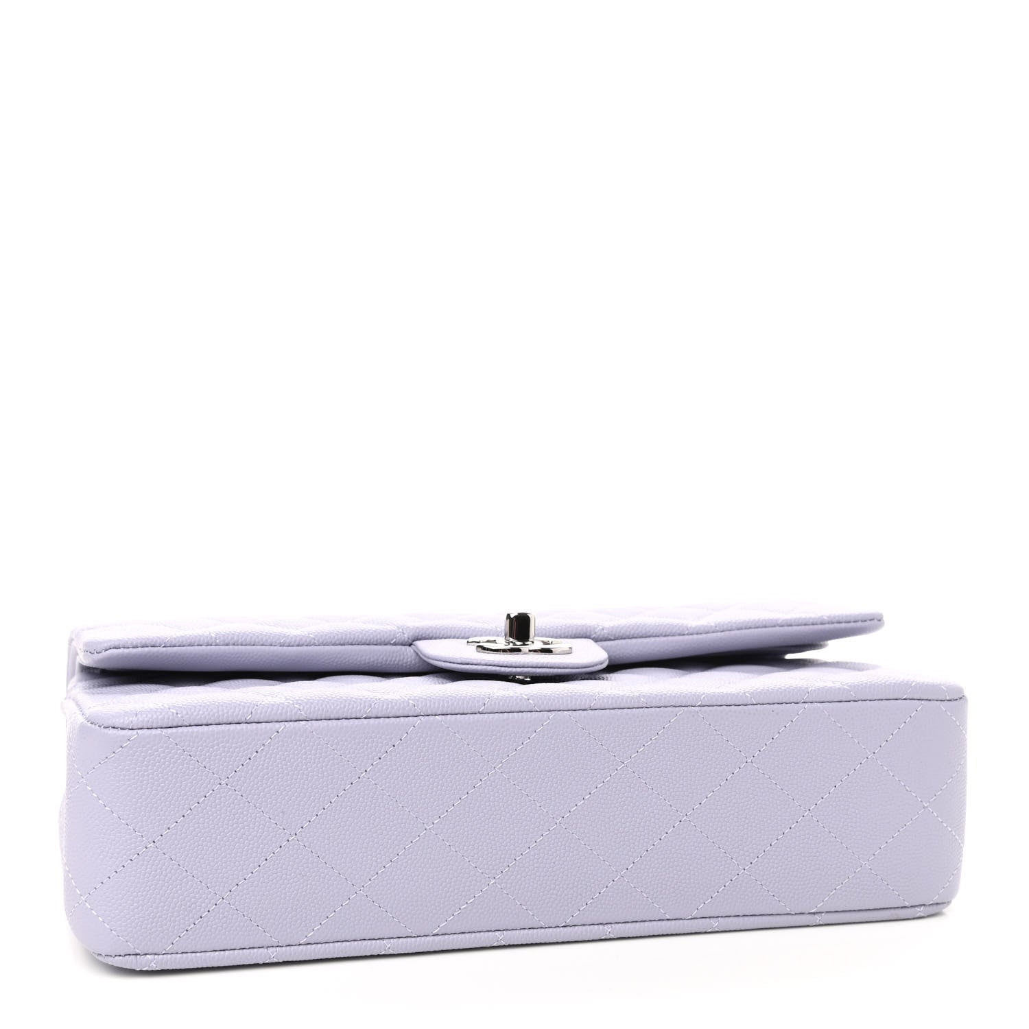 Chanel Caviar Quilted Medium Double Flap Light Purple 4 of 9