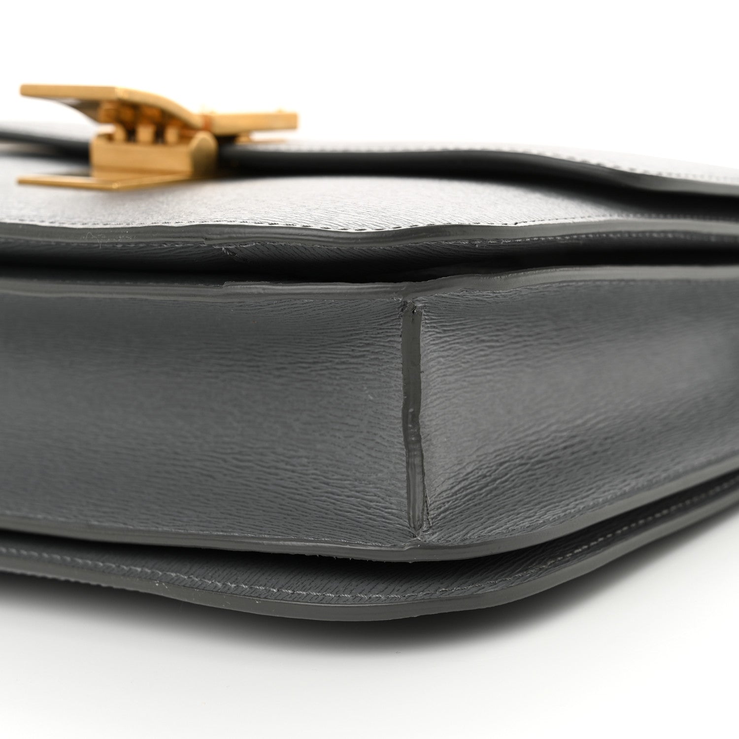 Celine Liege Calfskin Medium Classic Box Flap Bag Grey 11 of 12