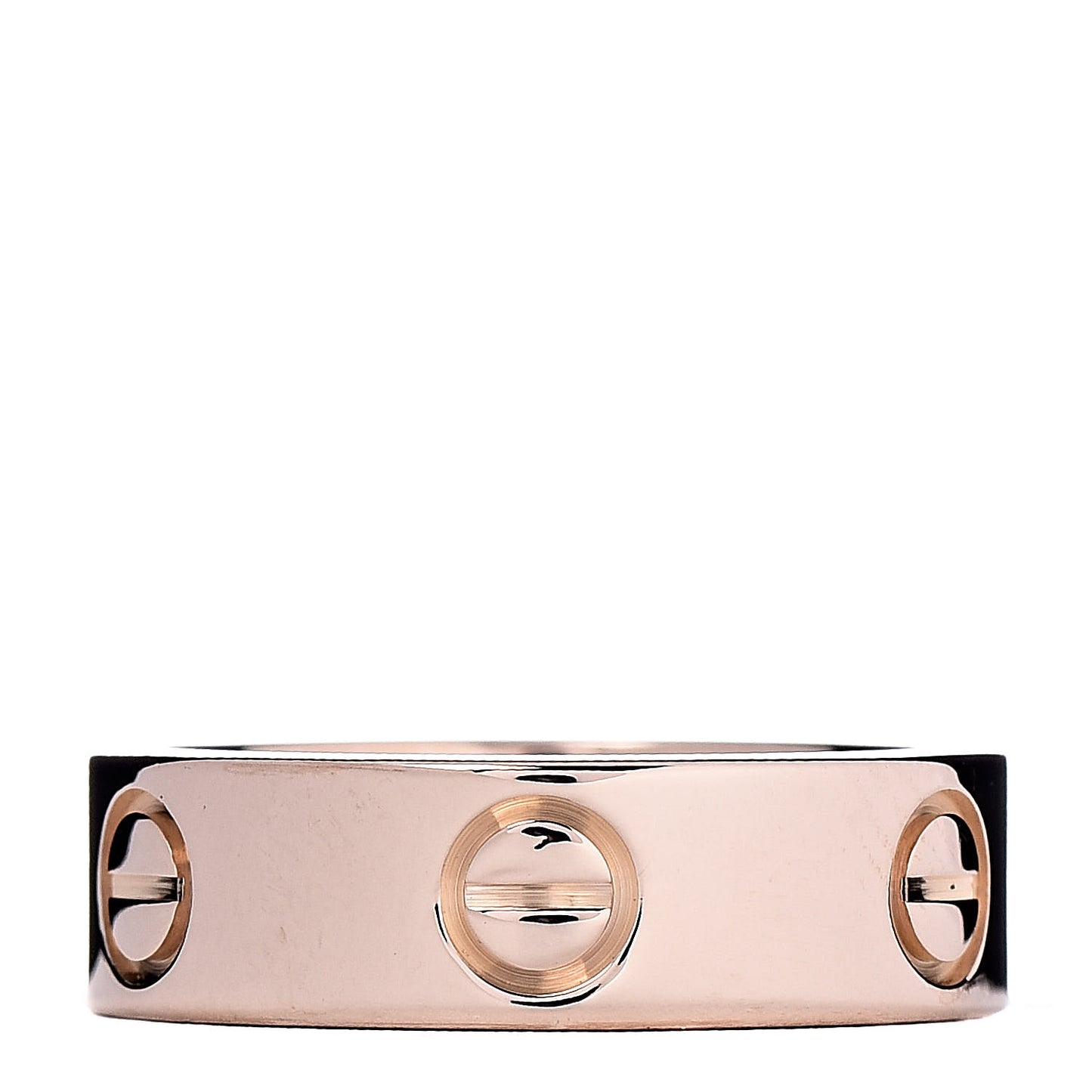 18K Pink Gold 5.5mm LOVE Ring 50 5.25