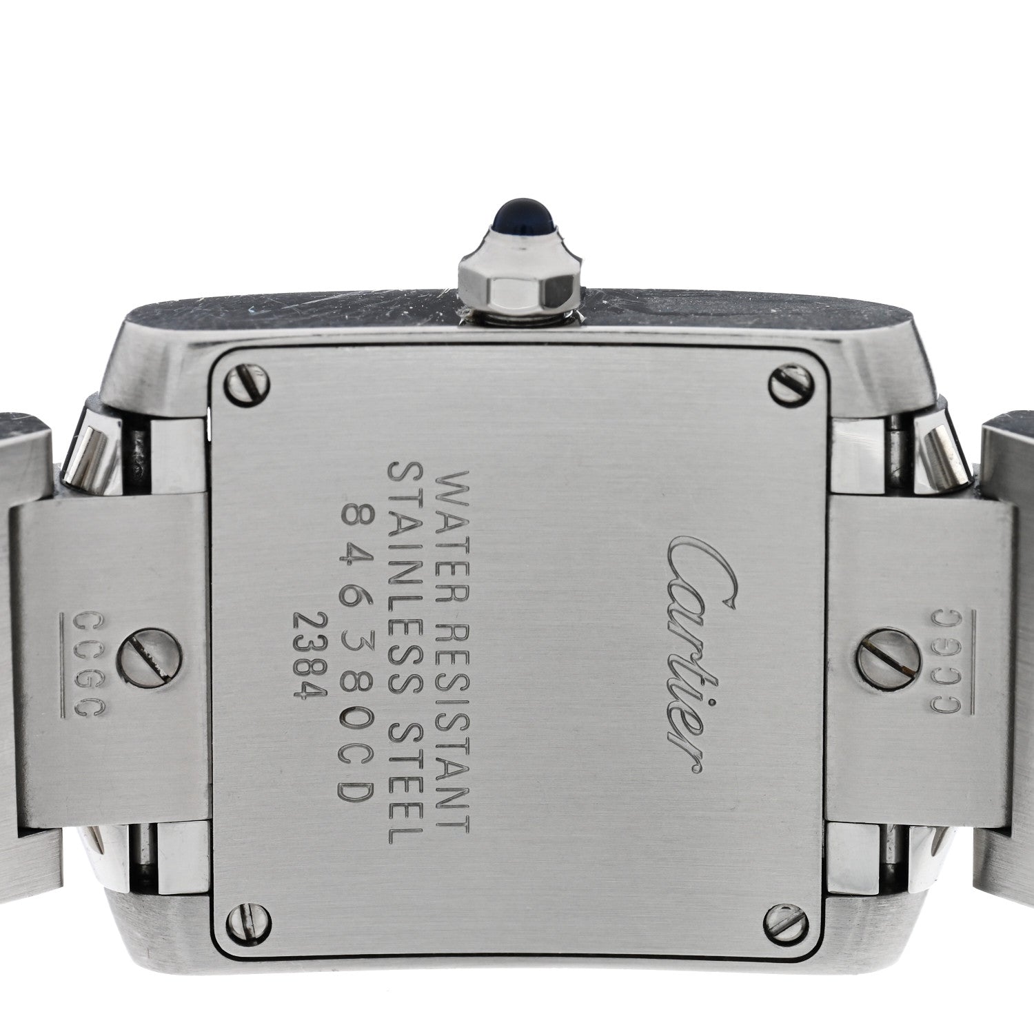 Cartier Stainless Steel 20mm Tank Francaise Quartz Watch 4 of 4