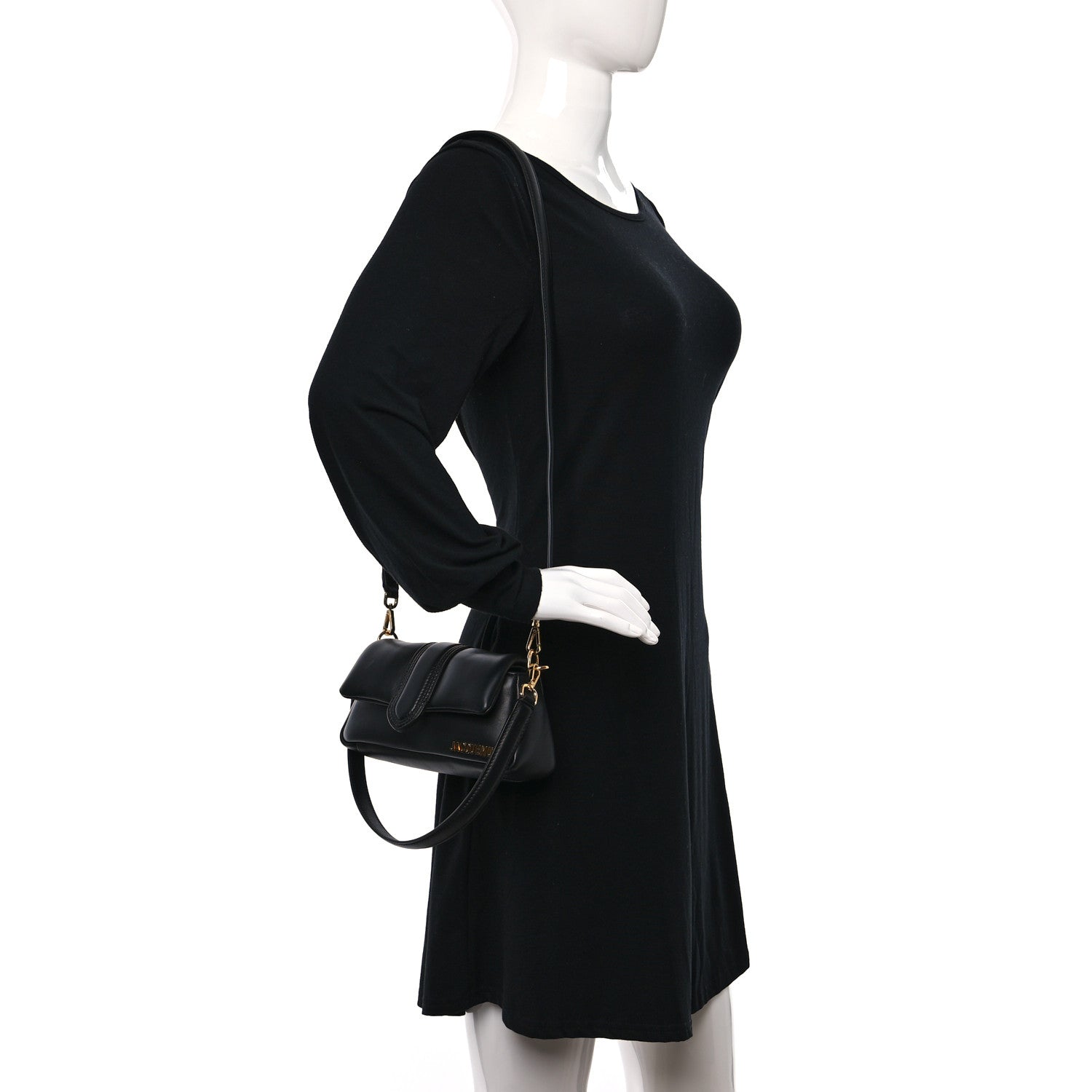 Jacquemus Padded Lambskin Le Petit Bambimou Black 2 of 8