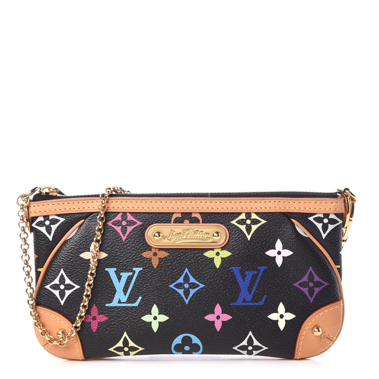 Monogram Multicolor Pochette Milla MM Black