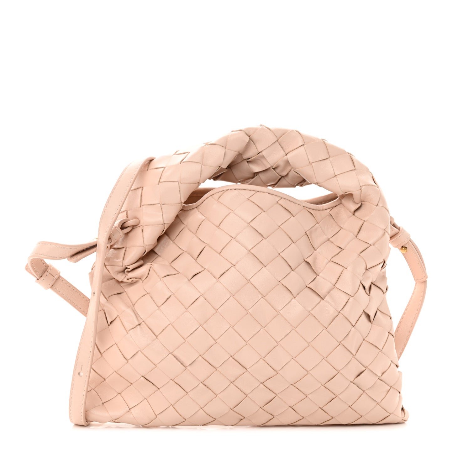 Calfskin Intrecciato Mini Hop Lotus