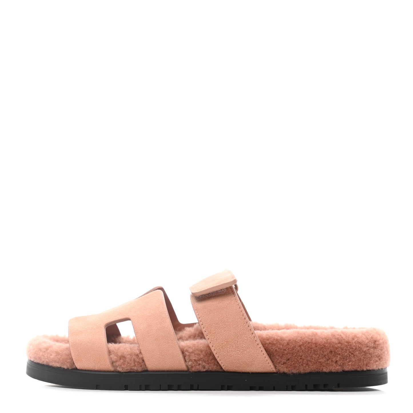 Suede Goatskin Woolskin Womens Chypre Sandals 37 Rose Aube