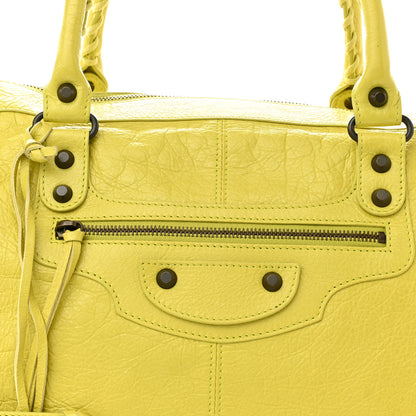 Balenciaga Agneau Classic Hardware Work Jaune Poussin 8 of 10