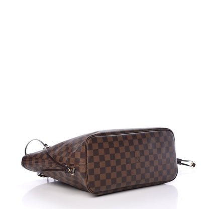 Louis Vuitton Damier Ebene Neo Neverfull MM Rose Ballerine 5 of 15