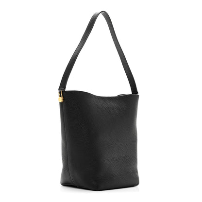 The Row Grained Calfskin Medium N/S Hook Tote Black 3 of 9