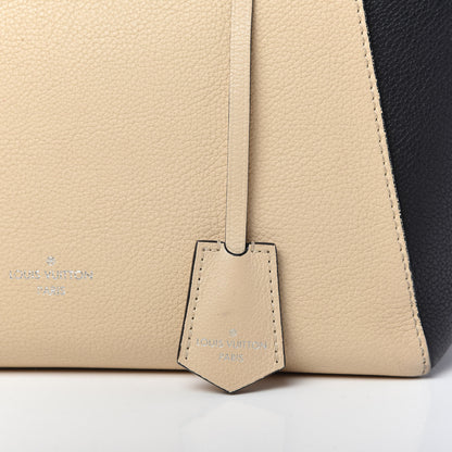 Louis Vuitton Calfskin Lockme Cabas Vanille Black 10 of 15
