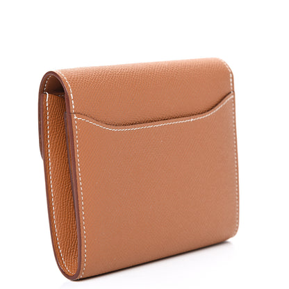 Hermes Epsom Constance Short Wallet Gold 2 of 9