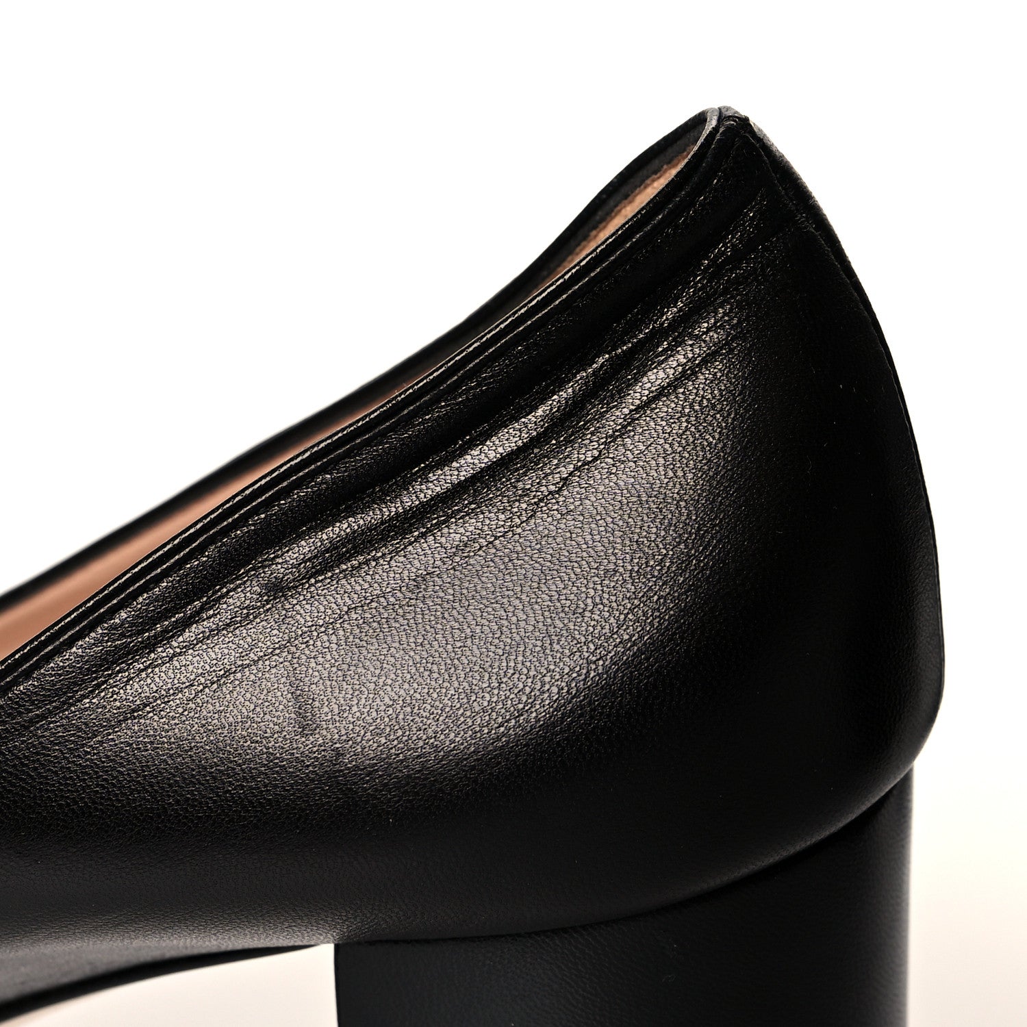 Gucci Malaga Kid GG Marmont Fringe Platform Loafer Pumps 39 Black 9 of 10