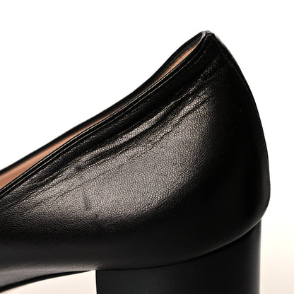 Gucci Malaga Kid GG Marmont Fringe Platform Loafer Pumps 39 Black 9 of 10