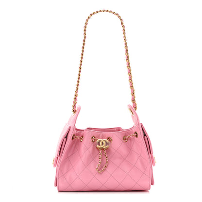 Chanel Caviar Quilted Mini Chanel 25 Handbag Pink 1 of 11