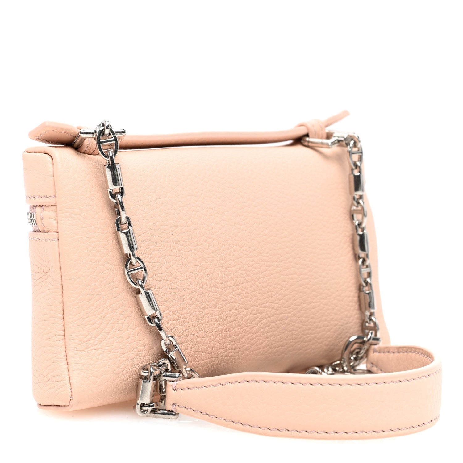 Loro Piana Grained Calfskin Extra Pocket Mini Pouch Candoglia Marble 3 of 9