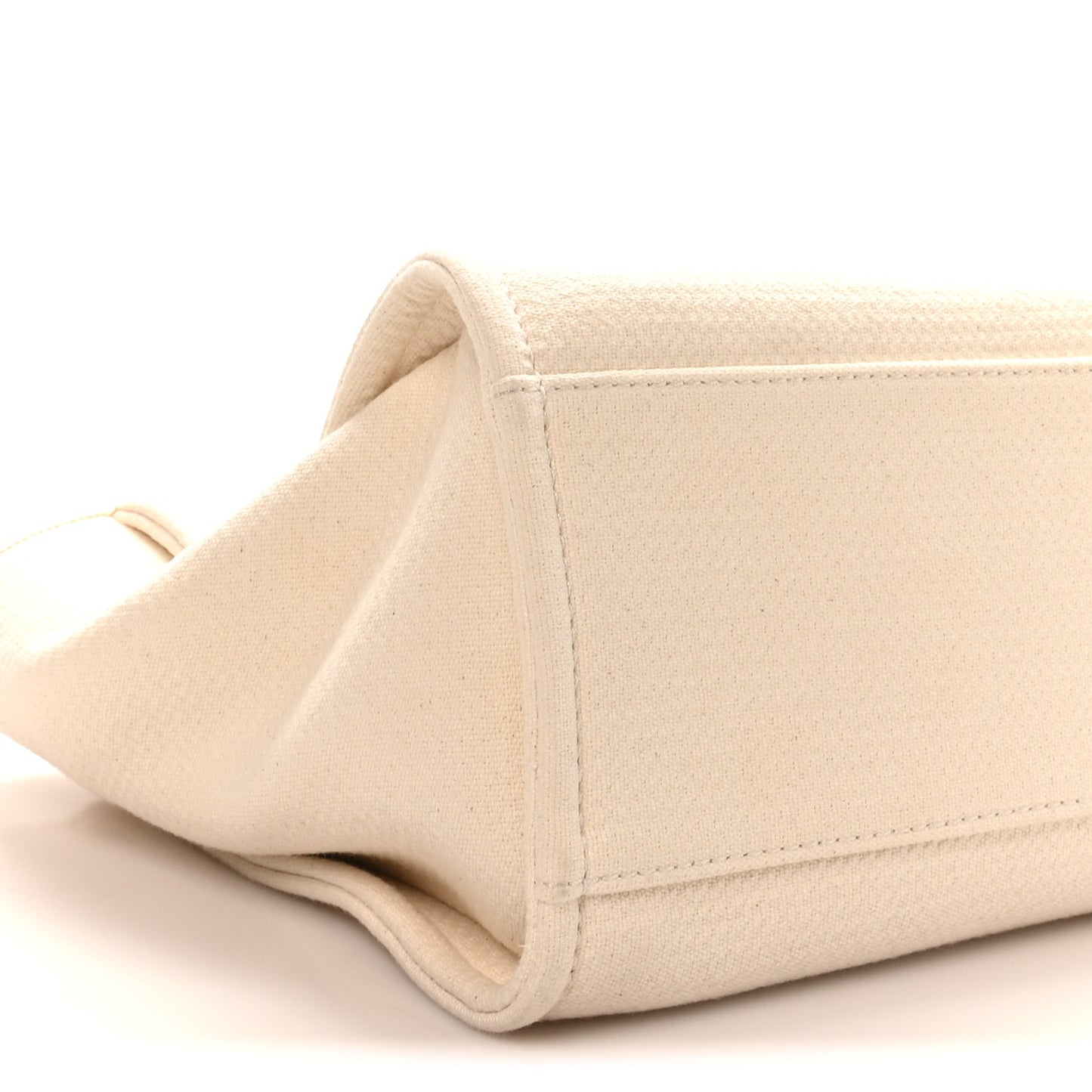 Mixed Fibers Small Deauville Tote White
