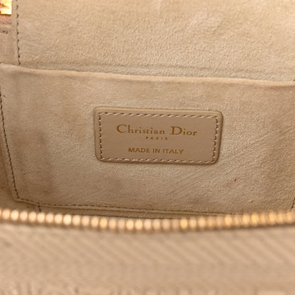 Christian Dior Lambskin Cannage Small Diortravel Vanity Case Light Beige 6 of 13