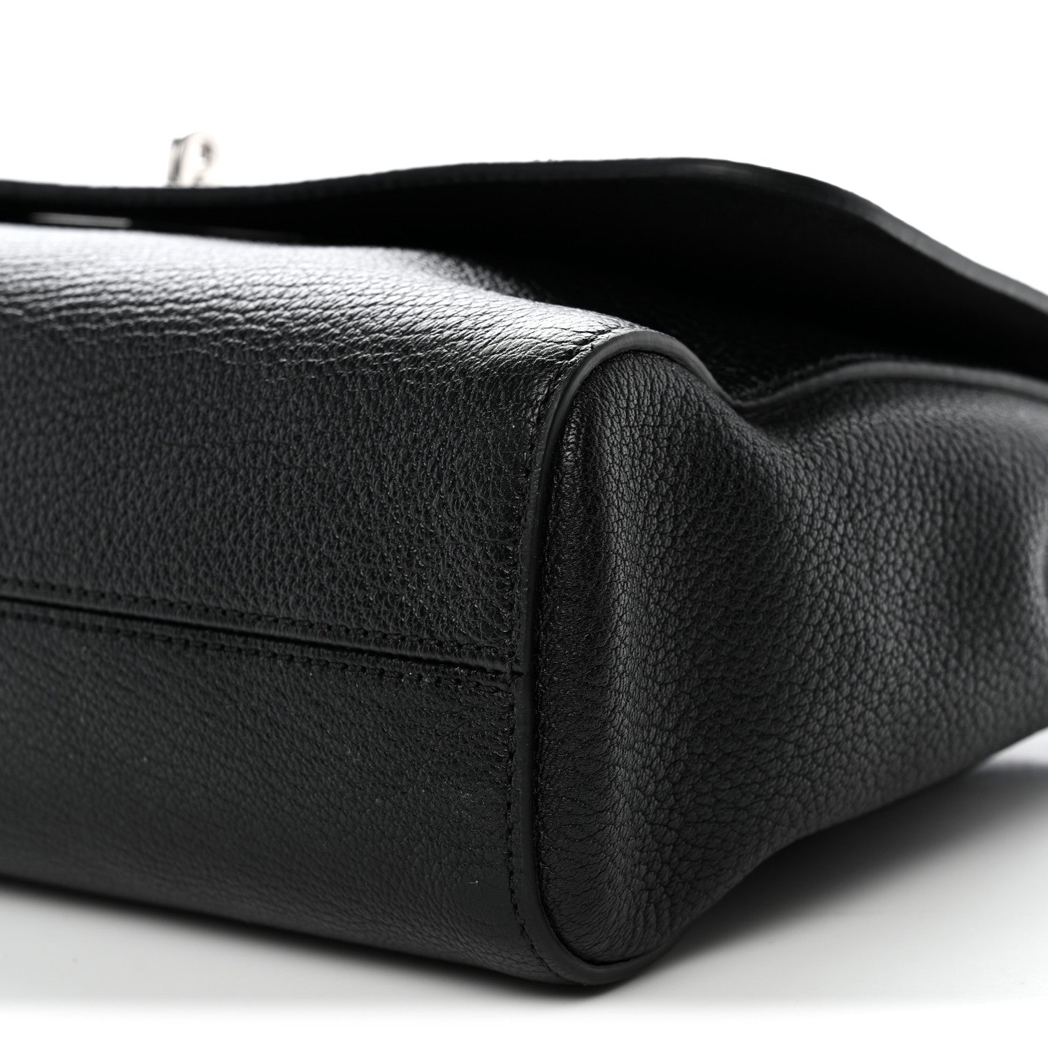 Mulberry Small Classic Grain Calfskin Medium Lily Black 9 of 11