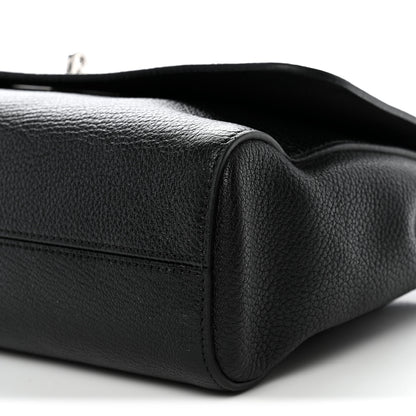Mulberry Small Classic Grain Calfskin Medium Lily Black 9 of 11