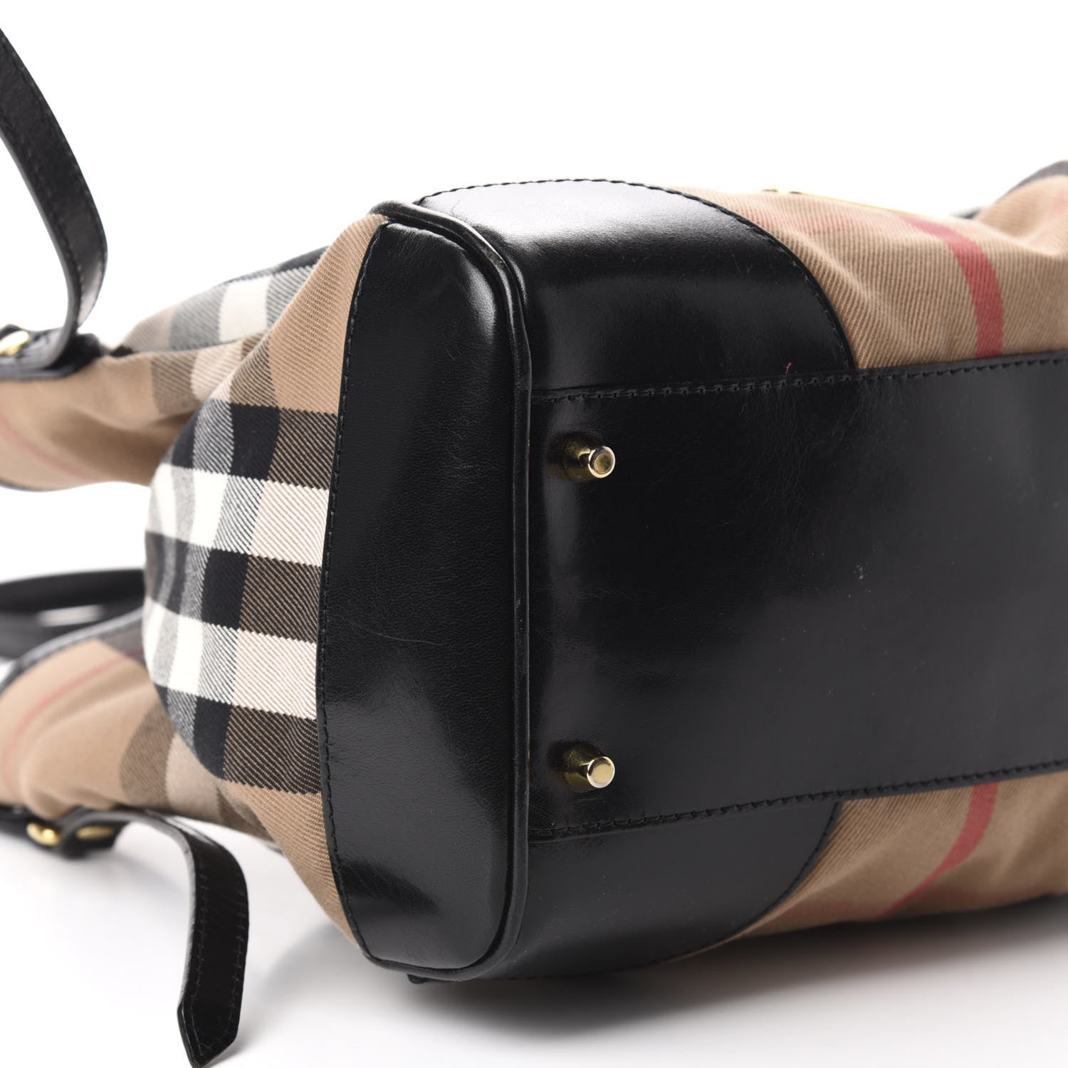 Burberry House Check Small Canterbury Tote Black 6 of 14