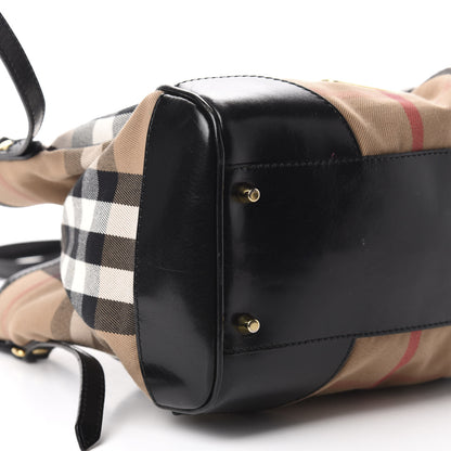 Burberry House Check Small Canterbury Tote Black 6 of 14