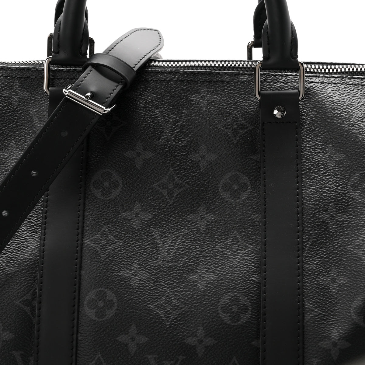 Louis Vuitton Monogram Eclipse Keepall Bandouliere 55 7 of 9