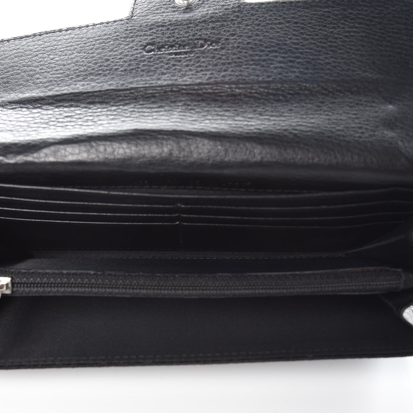 Monogram Flap Wallet Black