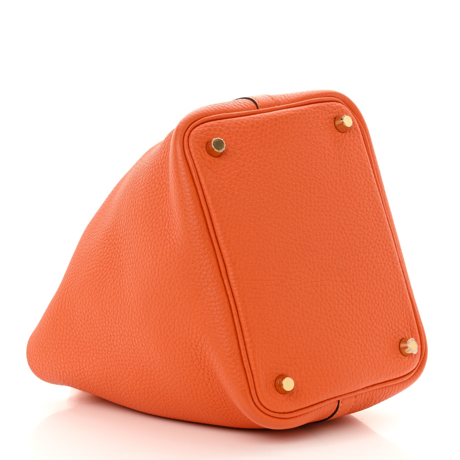 Hermes Taurillon Clemence Picotin Lock 18 PM Orange Poppy 4 of 10