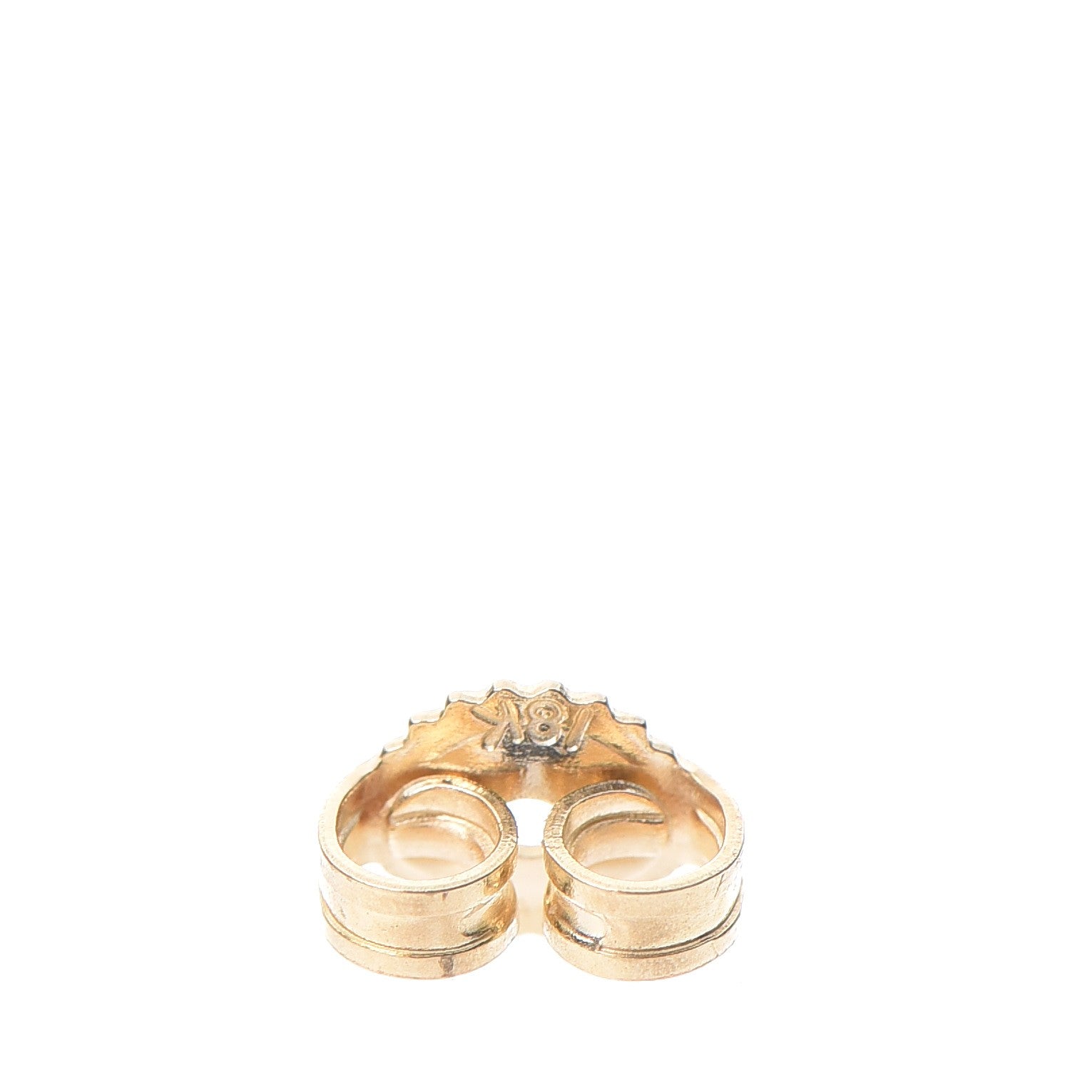 David Yurman 18K Yellow Gold Freshwater Pearl 6mm Infinity Earrings 6 of 7