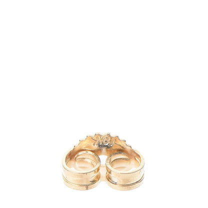 David Yurman 18K Yellow Gold Freshwater Pearl 6mm Infinity Earrings 6 of 7