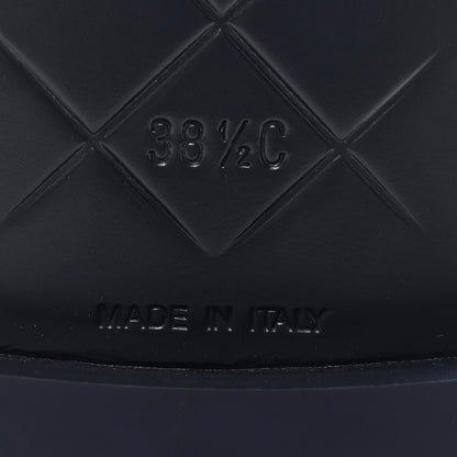 Chanel Lambskin Quilted CC Turnlock Loafers 38.5 Navy 7 of 9
