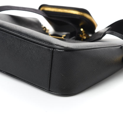 Prada Saffiano Lux Re-Edition 2005 Shoulder Bag Black 7 of 10