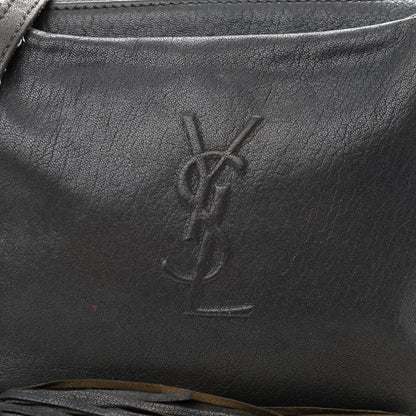 Saint Laurent Lambskin Monogram Small Lou Camera Bag Asphalt 8 of 18