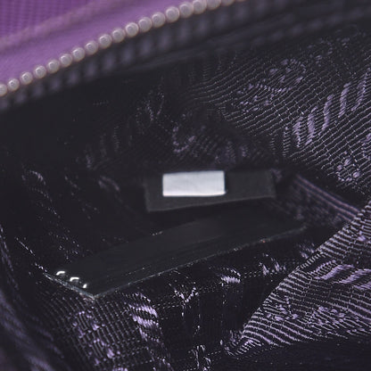 Prada Nylon Tessuto Impuntu Quilted Flap Anemone 4 of 9