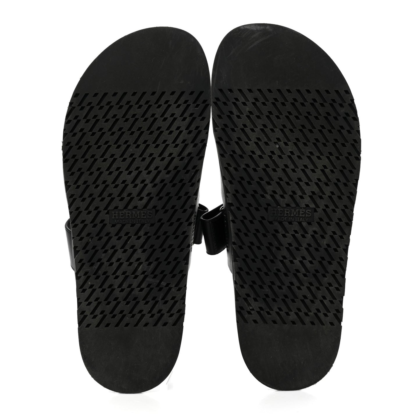 Calfskin Mens Chypre Sandals 43 Black