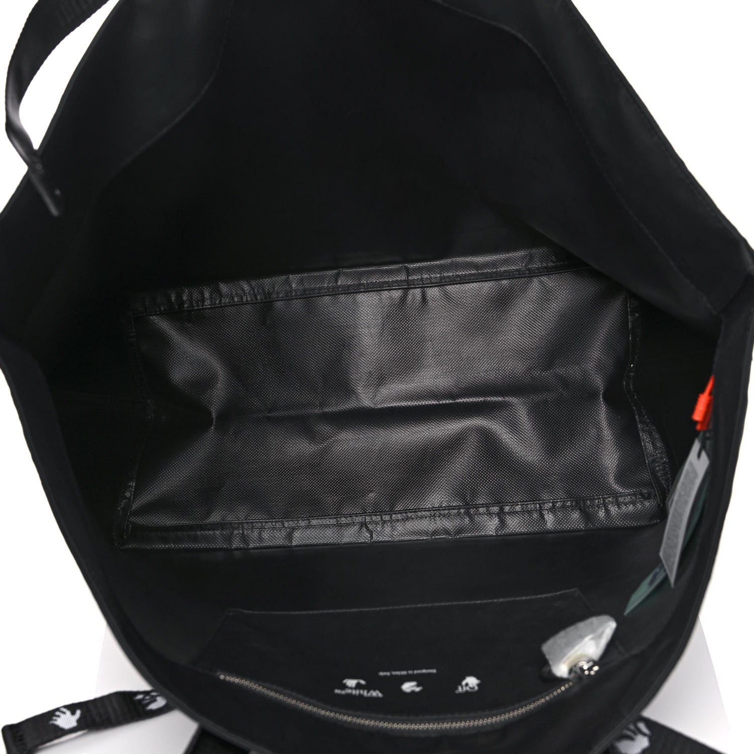 Off-White Nylon Sculpture Tote Bag Black 4 of 13