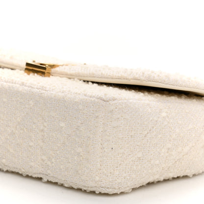 Saint Laurent Boucle Tweed Monogram Medium Jamie White 10 of 10