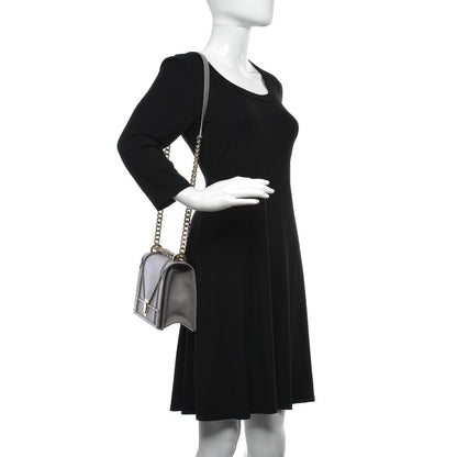 Christian Dior Grained Calfskin Medium Diorama Flap Bag Gris 2 of 7