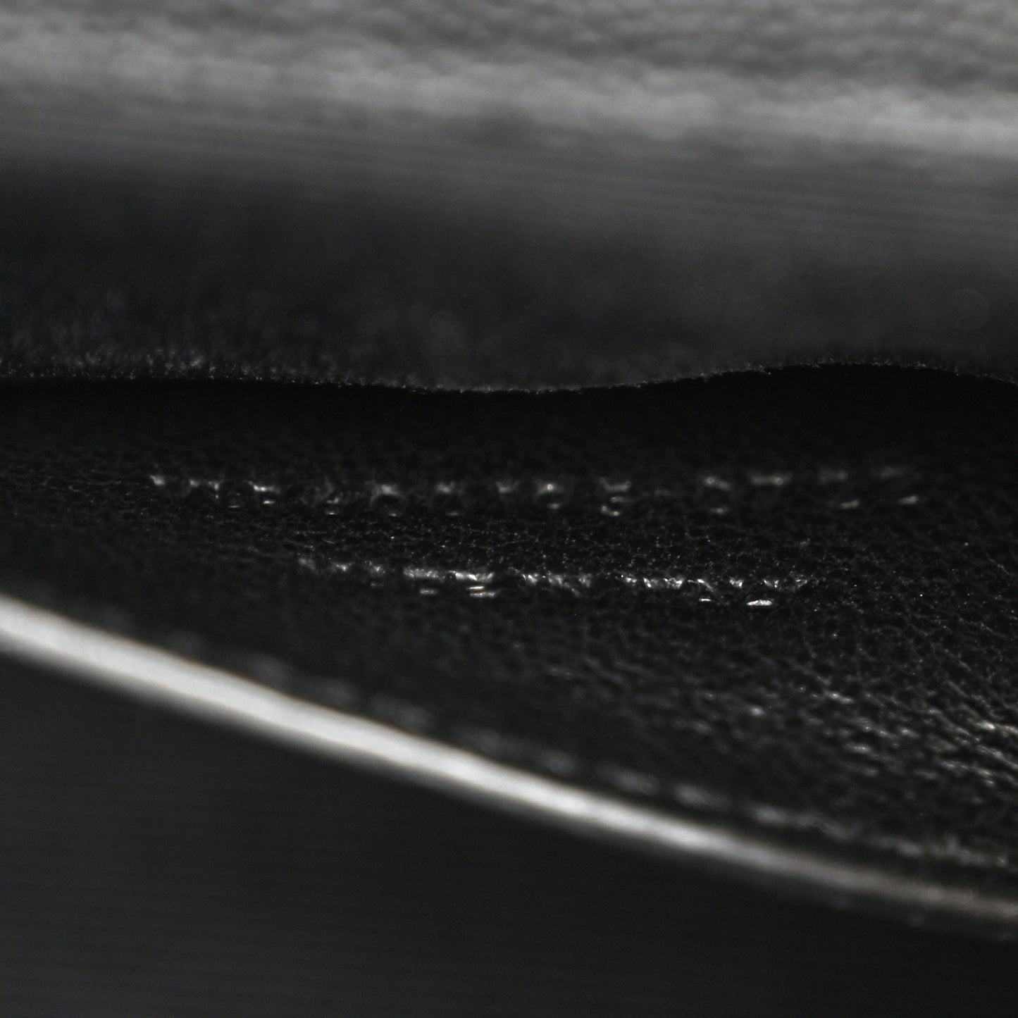 Grain De Poudre Textured Mixed Matelasse Triquilt Small Monogram Satchel Black