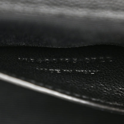 Saint Laurent Grain De Poudre Textured Mixed Matelasse Triquilt Small Monogram Satchel Black 7 of 11