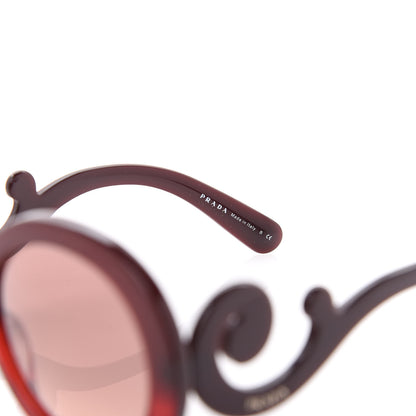 Prada Baroque Sunglasses SPR27N Red 6 of 7