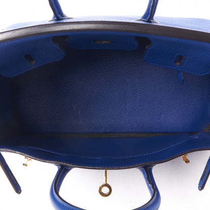 Hermes Togo Birkin 25 Bleu Electrique 13 of 29
