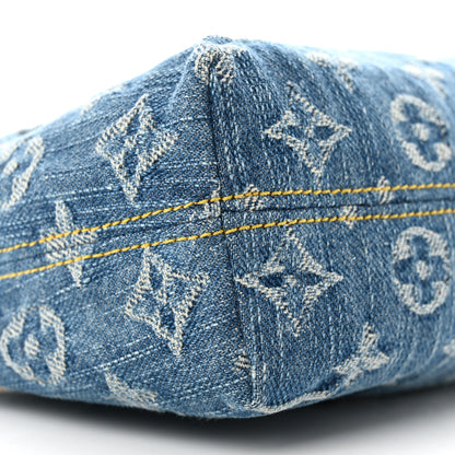Louis Vuitton Monogram Denim Hills Pochette Blue 8 of 12