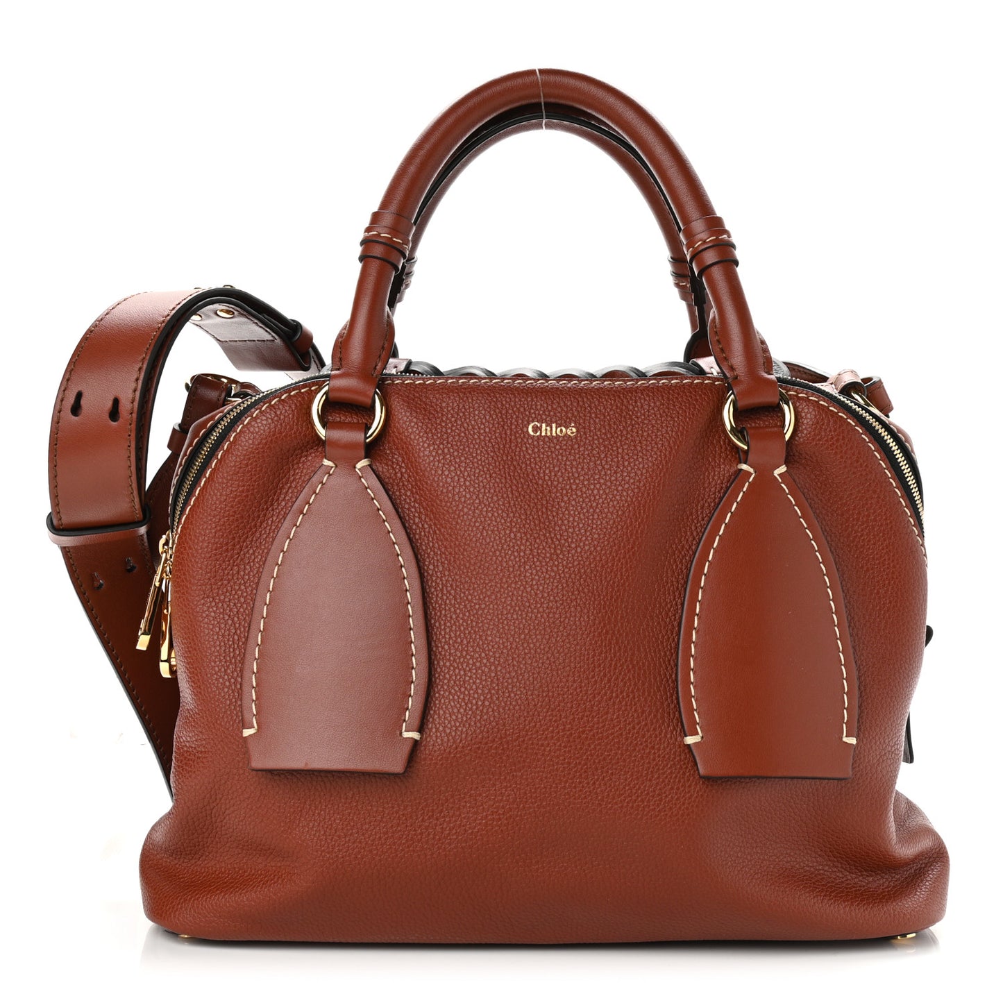 Calfskin Medium Daria Sepia Brown