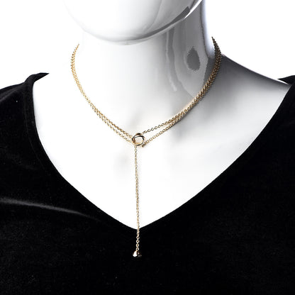 Cartier 18K Pink Yellow White Gold Baby Trinity Pampilles Necklace 2 of 5