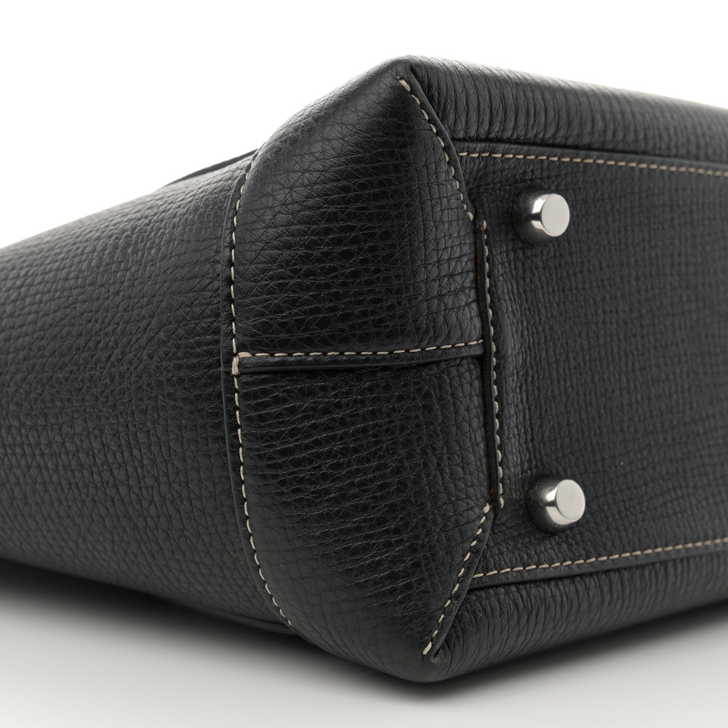 Bottega Veneta Grainy Calfskin Medium Arco Black 9 of 10