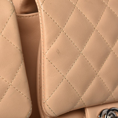 Chanel Calfskin Quilted Large Cambon Multipocket Reporter Beige Black 18 of 21