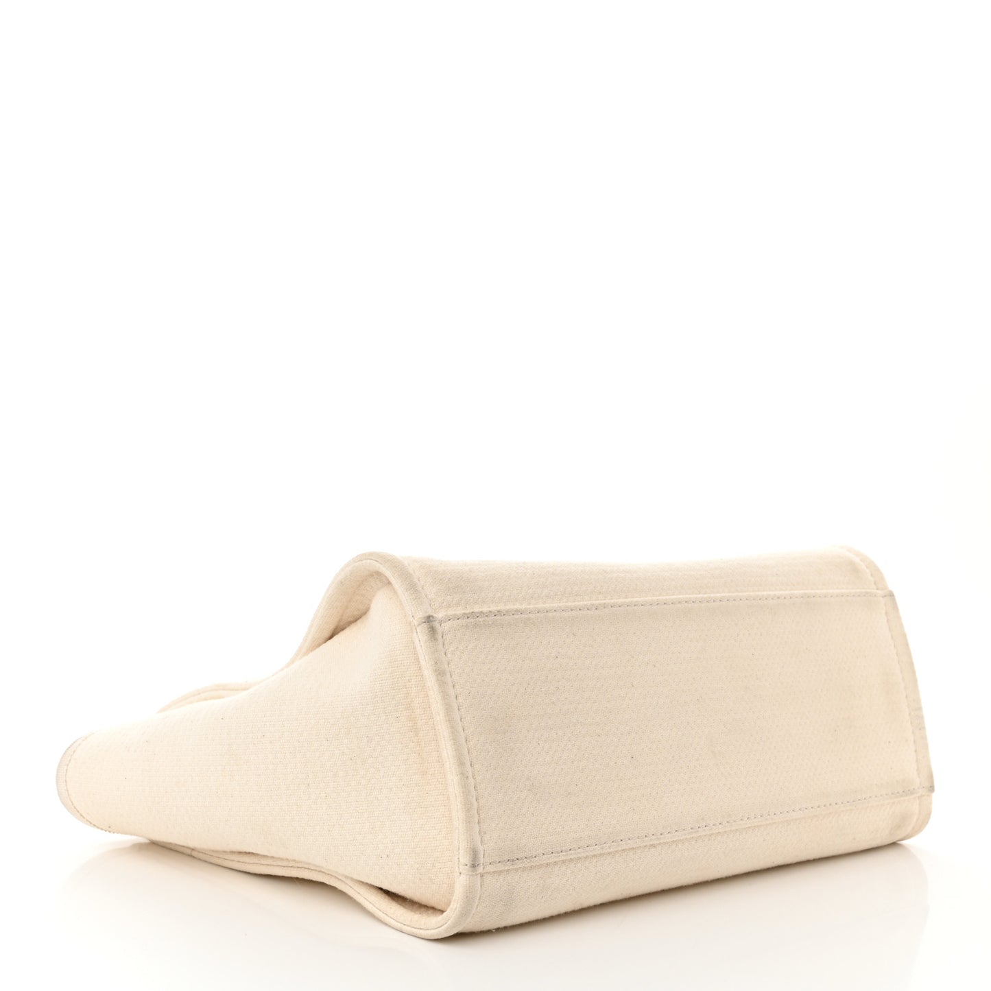 Mixed Fibers Small Deauville Tote White